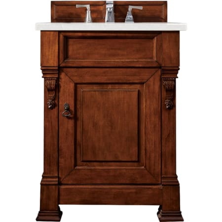 A large image of the James Martin Vanities 147-114-V26-3ESR Warm Cherry