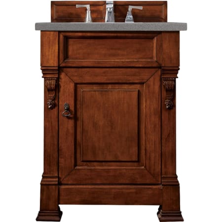 A large image of the James Martin Vanities 147-114-V26-3GEX Warm Cherry
