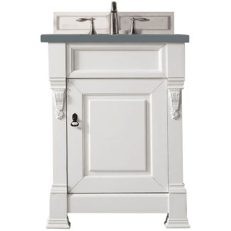 A large image of the James Martin Vanities 147-V26-3CBL Bright White