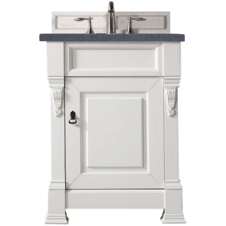 A large image of the James Martin Vanities 147-V26-3CSP Bright White