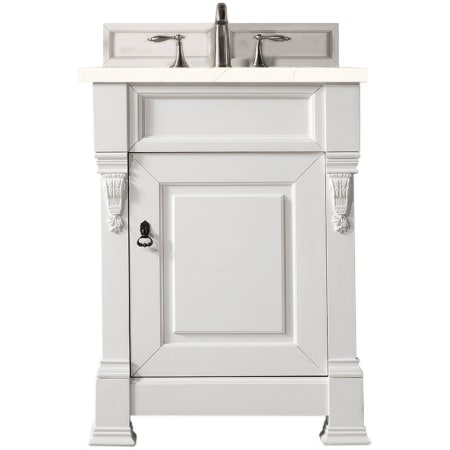 A large image of the James Martin Vanities 147-V26-3EMR Bright White