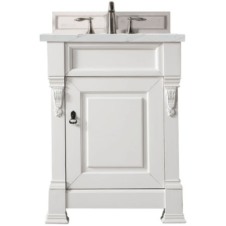 A large image of the James Martin Vanities 147-V26-3ENC Bright White
