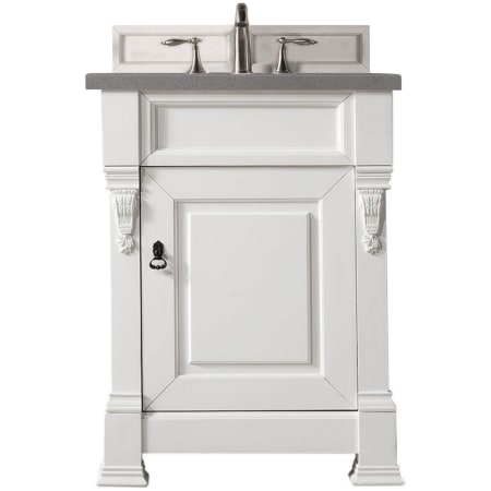 A large image of the James Martin Vanities 147-V26-3GEX Bright White
