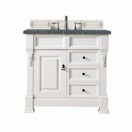 A large image of the James Martin Vanities 147-V36-3PBL Bright White
