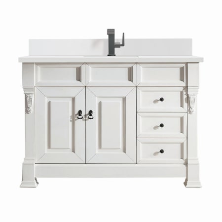 A large image of the James Martin Vanities 147-V48-1WZ Bright White