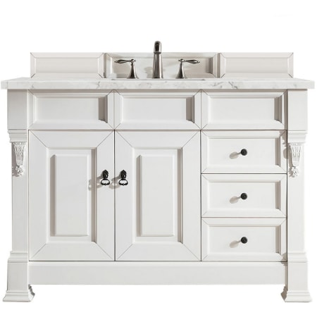 A large image of the James Martin Vanities 147-V48-3EJP Bright White