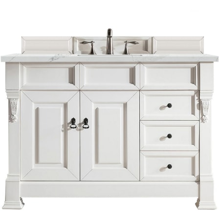 A large image of the James Martin Vanities 147-V48-3ENC Bright White