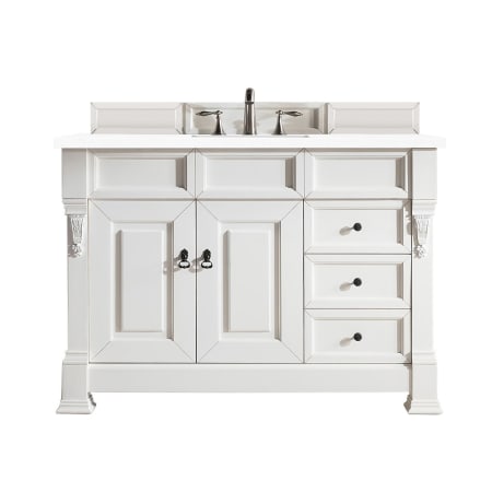 A large image of the James Martin Vanities 147-V48-3WZ Bright White