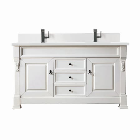 A large image of the James Martin Vanities 147-V60D-1WZ Bright White