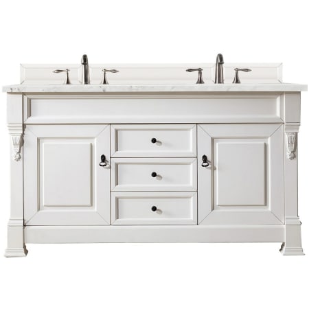 A large image of the James Martin Vanities 147-V60D-3EJP Bright White