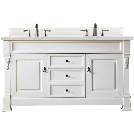 A large image of the James Martin Vanities 147-V60D-3ENC Bright White