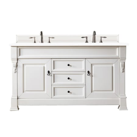 A large image of the James Martin Vanities 147-V60D-3WZ Bright White