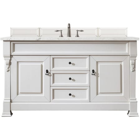 A large image of the James Martin Vanities 147-V60S-3EJP Bright White