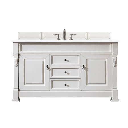 A large image of the James Martin Vanities 147-V60S-3WZ Bright White
