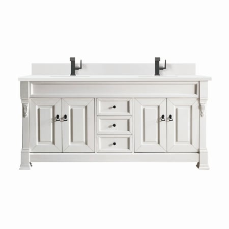 A large image of the James Martin Vanities 147-V72-1WZ Bright White