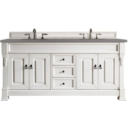 A large image of the James Martin Vanities 147-V72-3GEX Bright White