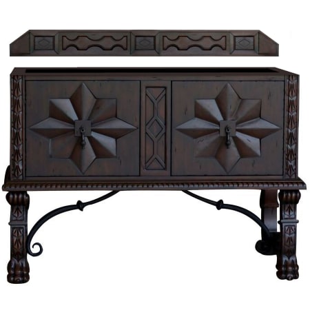 A large image of the James Martin Vanities 150-V48 Antique Walnut