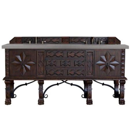 A large image of the James Martin Vanities 150-V72-3GEX Antique Walnut