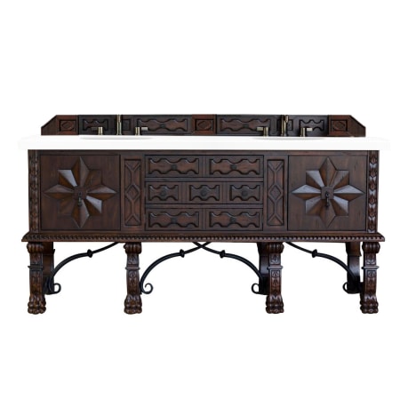 A large image of the James Martin Vanities 150-V72-3WZ Antique Walnut