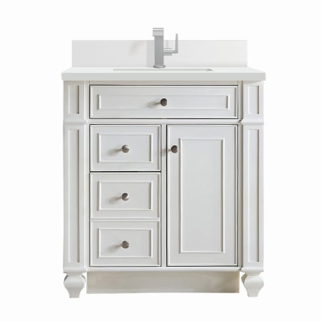 A large image of the James Martin Vanities 157-V30-1WZ Bright White