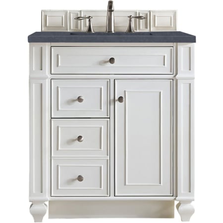 A large image of the James Martin Vanities 157-V30-3CSP Bright White
