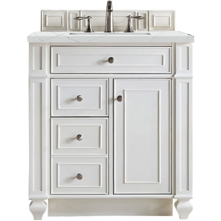 A large image of the James Martin Vanities 157-V30-3ENC Bright White