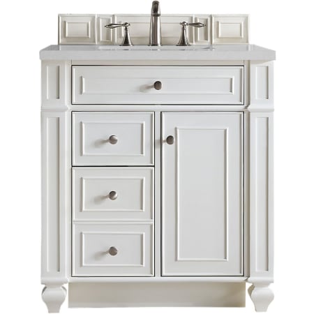 A large image of the James Martin Vanities 157-V30-3ESR Bright White