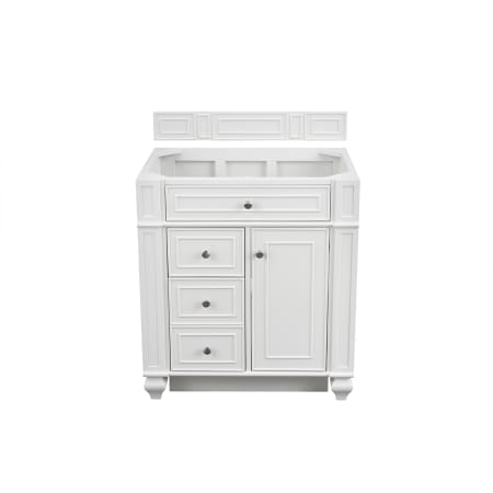 A large image of the James Martin Vanities 157-V30 Bright White