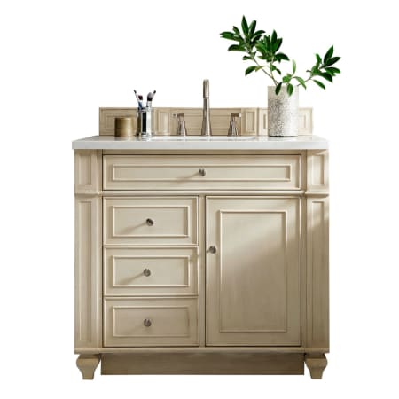 A large image of the James Martin Vanities 157-V36-3AF Vintage Vanilla