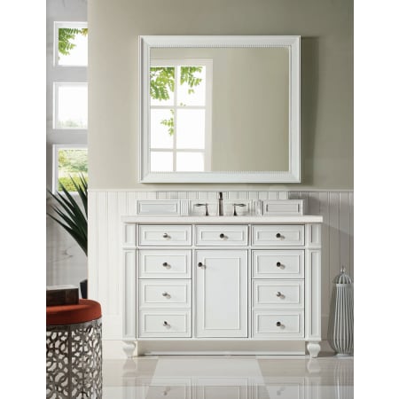 A large image of the James Martin Vanities 157-V48-3LDL Alternate Image