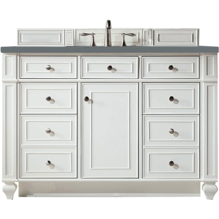 A large image of the James Martin Vanities 157-V48-3CBL Bright White