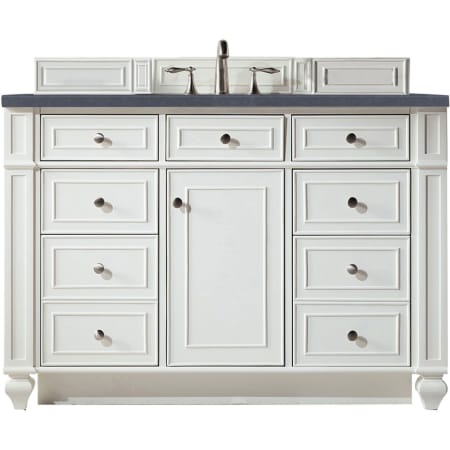 A large image of the James Martin Vanities 157-V48-3CSP Bright White
