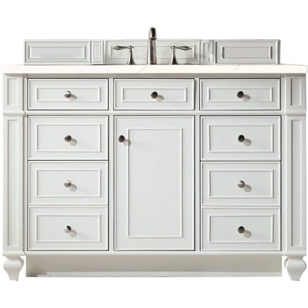 A large image of the James Martin Vanities 157-V48-3EMR Bright White