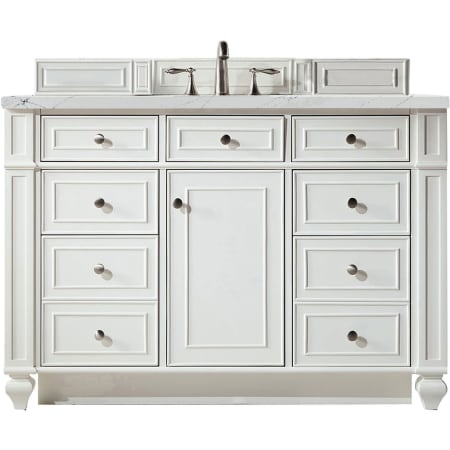 A large image of the James Martin Vanities 157-V48-3ENC Bright White