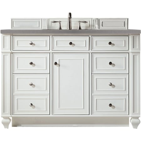 A large image of the James Martin Vanities 157-V48-3GEX Bright White