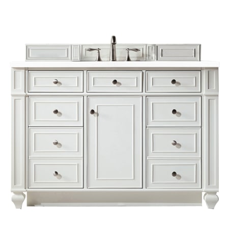 A large image of the James Martin Vanities 157-V48-3WZ Bright White