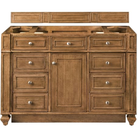 A large image of the James Martin Vanities 157-V48 Saddle Brown