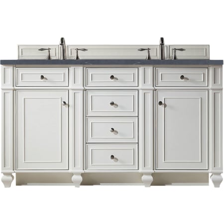 A large image of the James Martin Vanities 157-V60D-3CSP Bright White