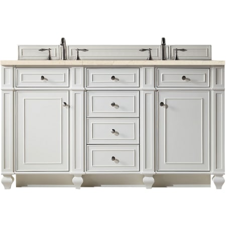 A large image of the James Martin Vanities 157-V60D-3EMR Bright White