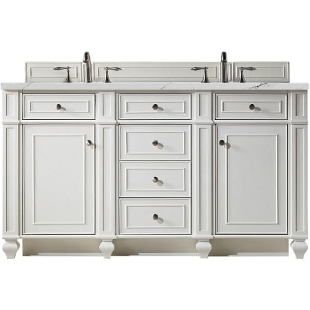 A large image of the James Martin Vanities 157-V60D-3ENC Bright White