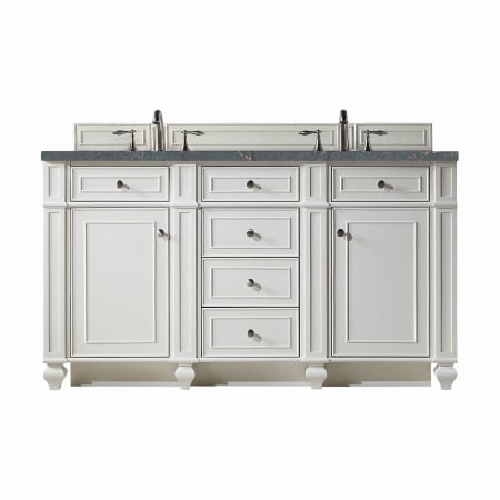 A large image of the James Martin Vanities 157-V60D-3PBL Bright White