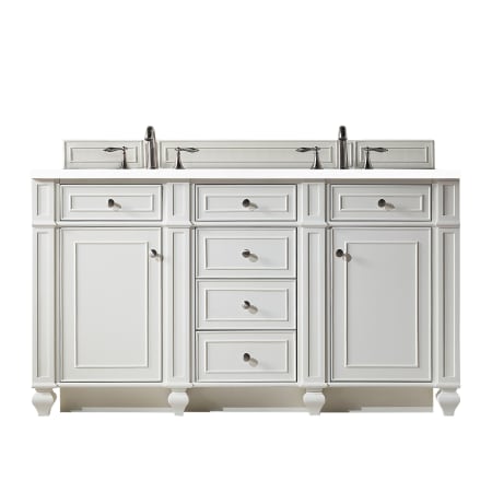 A large image of the James Martin Vanities 157-V60D-3WZ Bright White