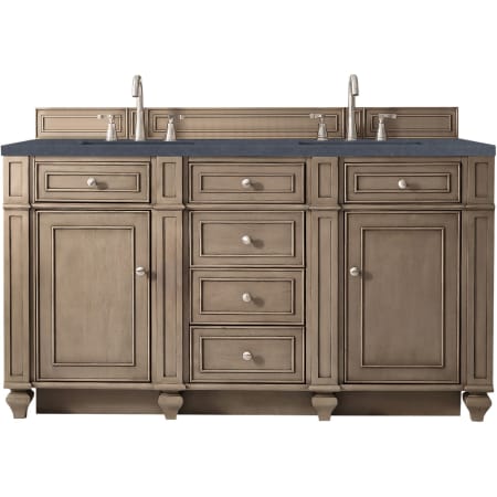 A large image of the James Martin Vanities 157-V60D-3CSP Whitewashed Walnut