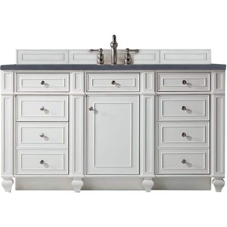 A large image of the James Martin Vanities 157-V60S-3CSP Bright White