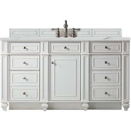 A large image of the James Martin Vanities 157-V60S-3ENC Bright White