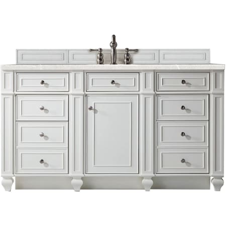 A large image of the James Martin Vanities 157-V60S-3ESR Bright White