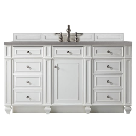A large image of the James Martin Vanities 157-V60S-3GEX Bright White