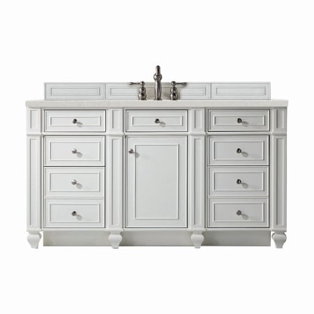 A large image of the James Martin Vanities 157-V60S-3LDL Bright White