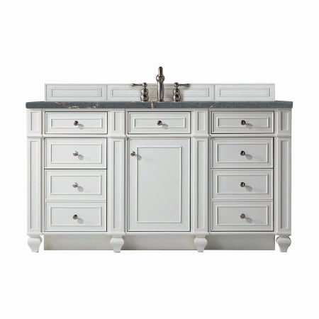 A large image of the James Martin Vanities 157-V60S-3PBL Bright White