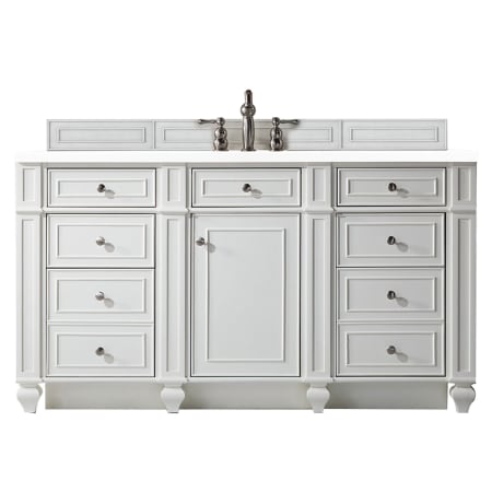 A large image of the James Martin Vanities 157-V60S-3WZ Bright White